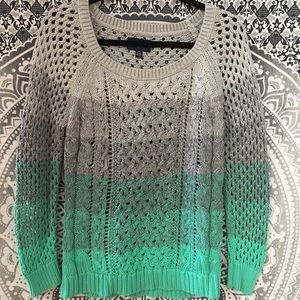 American Eagle Ombré Knit Sweater